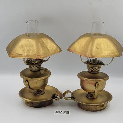 Copper Finger Lamps