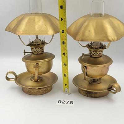 Copper Finger Lamps