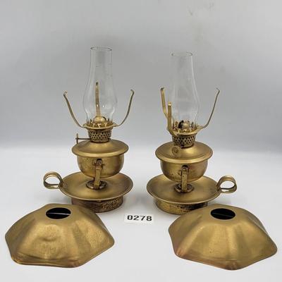 Copper Finger Lamps