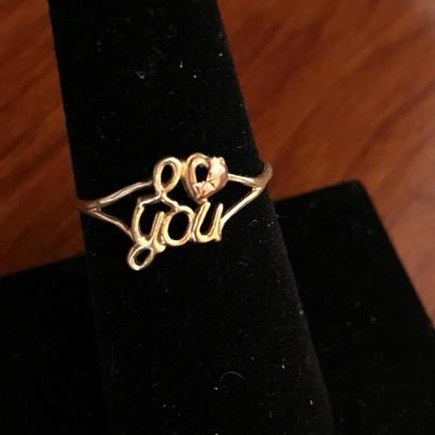10KT GOLD RING