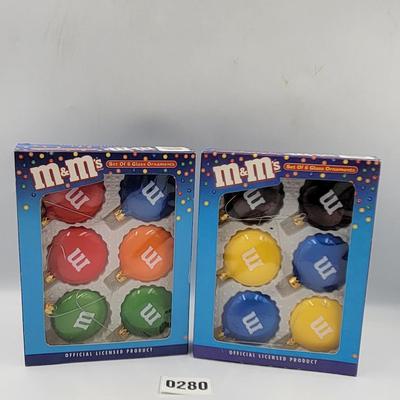 M&M's Christmas Tree Ornaments
