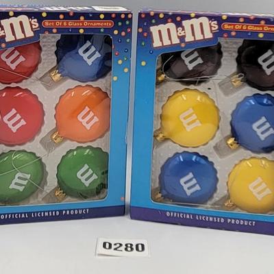 M&M's Christmas Tree Ornaments