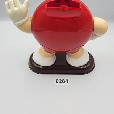Red M&M Candy Dispenser