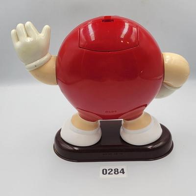 Red M&M Candy Dispenser