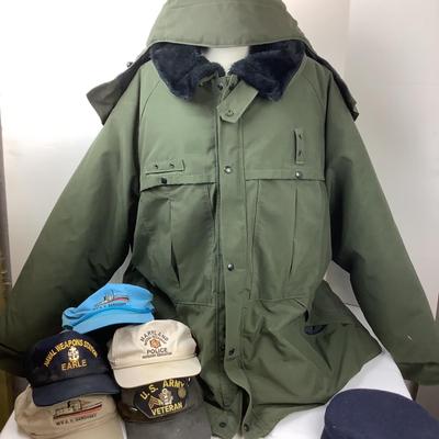 1323 Men's Lot-Hats & Coat