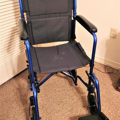 Lot #14   Good Folding Wheelchair - great condition