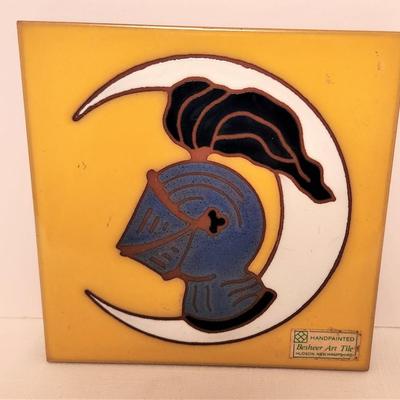 Lot #18  Vintage Knights of Momus Mardi Gras Krewe Favor - Art Tile