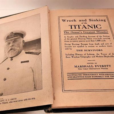 Lot #19 The Wreck & Sinking of the Titanic - original 1912 edition