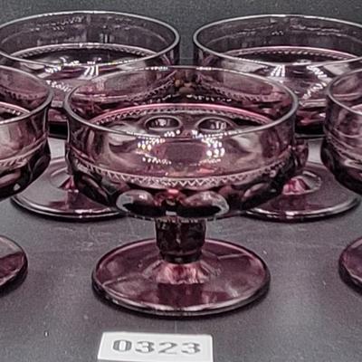 2nd Lot Indiana Glass Sherbet Cups