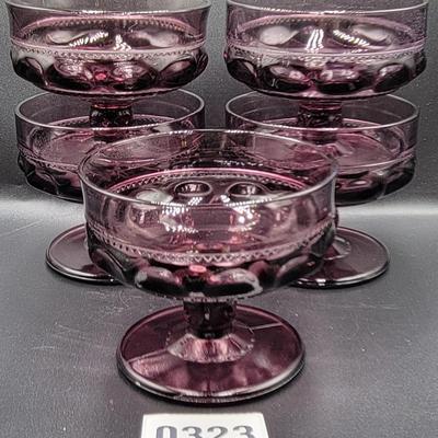 2nd Lot Indiana Glass Sherbet Cups