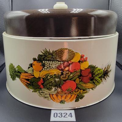 Vintage Cake / Pie Carrying Tin