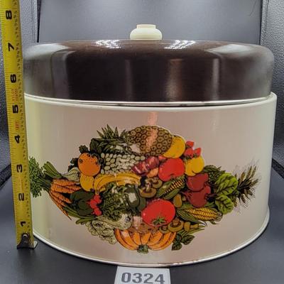 Vintage Cake / Pie Carrying Tin