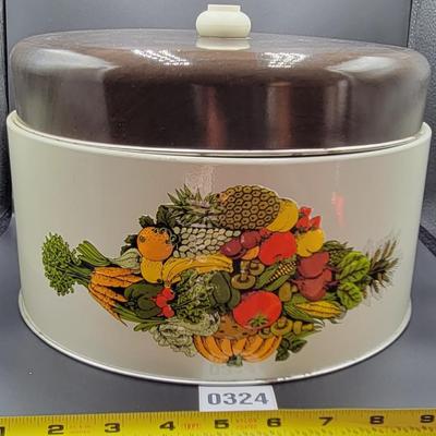 Vintage Cake / Pie Carrying Tin