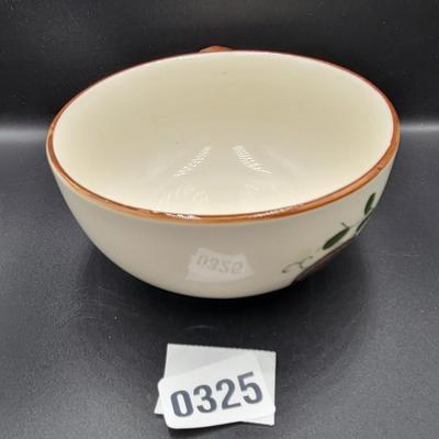 Mushroom Bowl and Desert Plate Lot 1