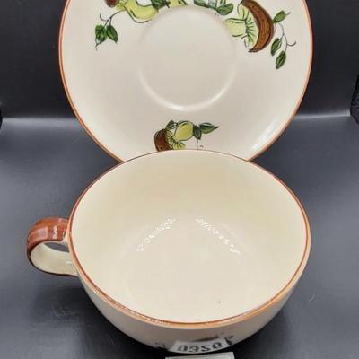 Mushroom Desert Plate and Bowl Lot 2