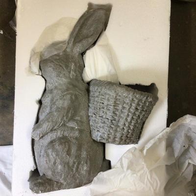 1373 New in Box POTTERY BARN Bunny Planter