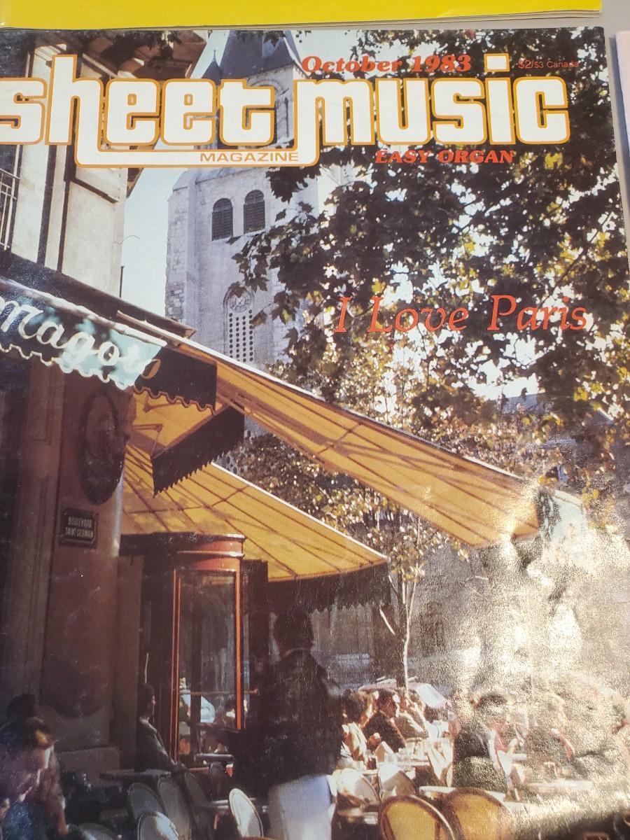 Lot of 6 sheet music books