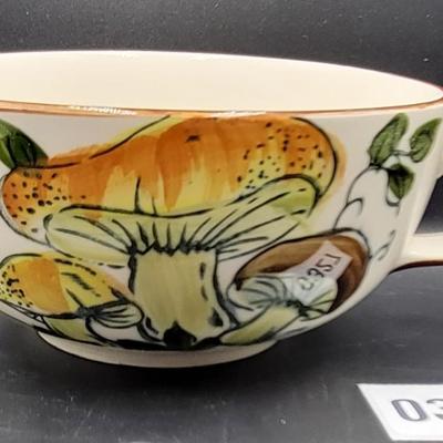 Mushroom Bowl and Desert Plate Lot 3