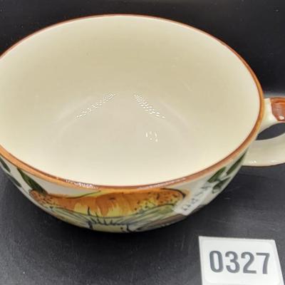 Mushroom Bowl and Desert Plate Lot 3