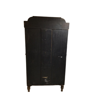1334 Antique Small Stepback Cupboard