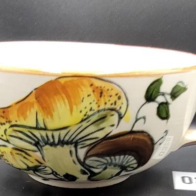 Mushroom Bowl and Desert Plate Lot