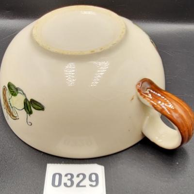 Mushroom Bowl and Desert Plate Lot 5