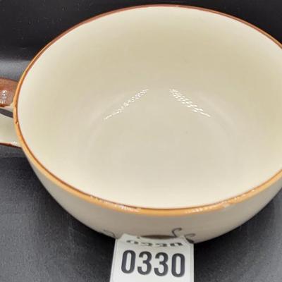 Mushroom Bowl and Desert Plate Lot 6