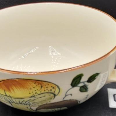 Mushroom Bowl and Desert Plate Lot 6