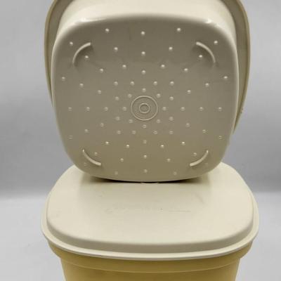 Vintage Tupperware Strainer and Storage Container