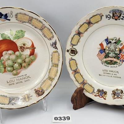 Lou Hanck Plate Lot (D.E. McNikol)