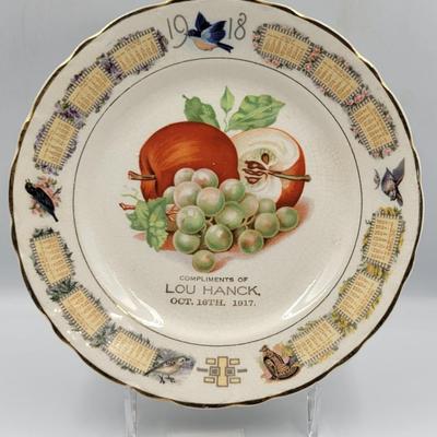 Lou Hanck Plate Lot (D.E. McNikol)