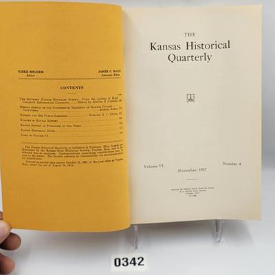 1937 Kansas Historical Quarterly