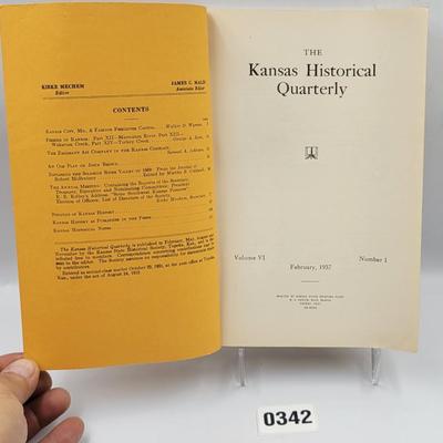 1937 Kansas Historical Quarterly