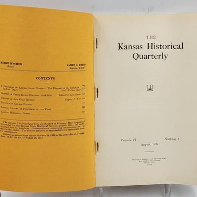 1937 Kansas Historical Quarterly