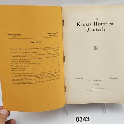1938 Kansas Historical Quarterly