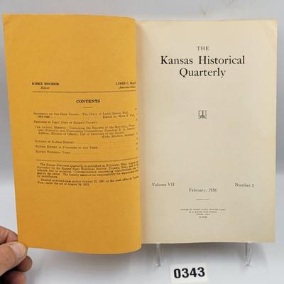 1938 Kansas Historical Quarterly