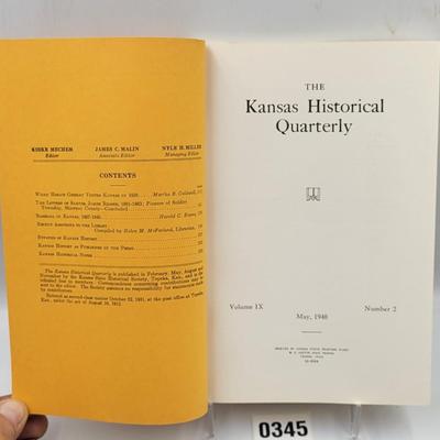 1940 Kansas Historical Quarterly