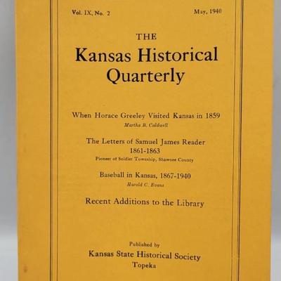 1940 Kansas Historical Quarterly