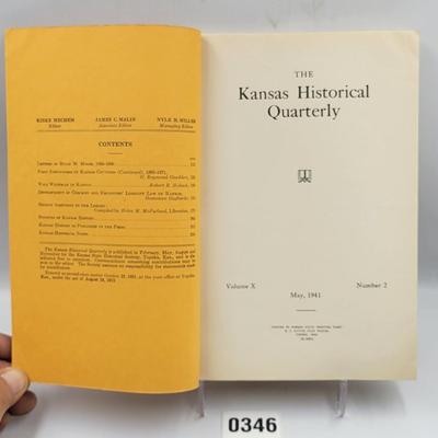 1941 Kansas Historical Quarterly