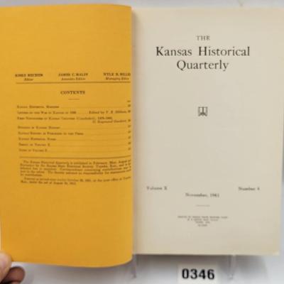 1941 Kansas Historical Quarterly
