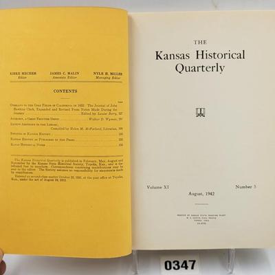 1943 Kansas Historical Quarterly