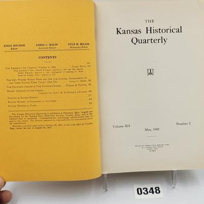 1943 Kansas Historical Quarterly