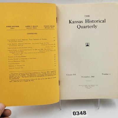 1943 Kansas Historical Quarterly