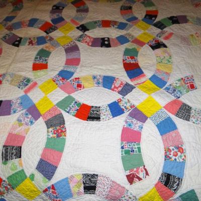 64 x 75" Circular Designed Quilt