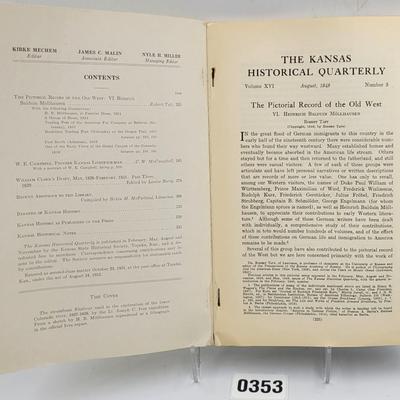 1948 Kansas Historical Quarterly