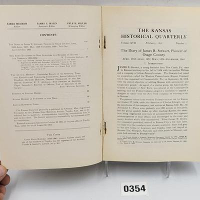 1949 Kansas Historical Quarterly