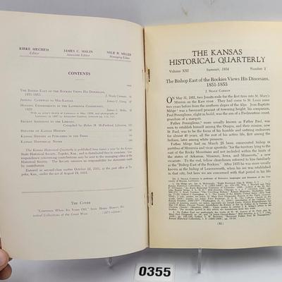 1954 Kansas Historical Quarterly