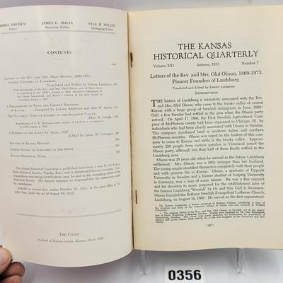 1955 Kansas Historical Quarterly