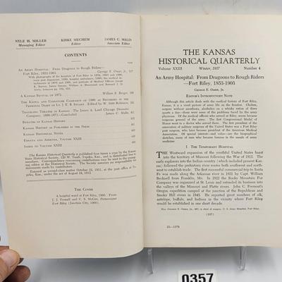 1957 Kansas Historical Quarterly