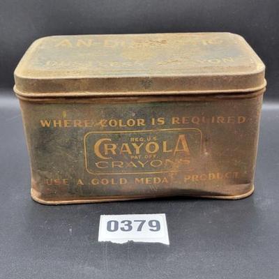 Vintage Crayola  Tin